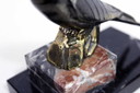 Birds brass books and marble base