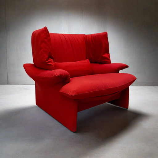 Cassina Armchair Portovenere Wingback Chair by Vico Magistretti 1980