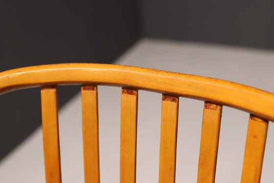 Image 1 of Conjunto de cuatro sillas de madera | Antonín Šuman, siglo XX