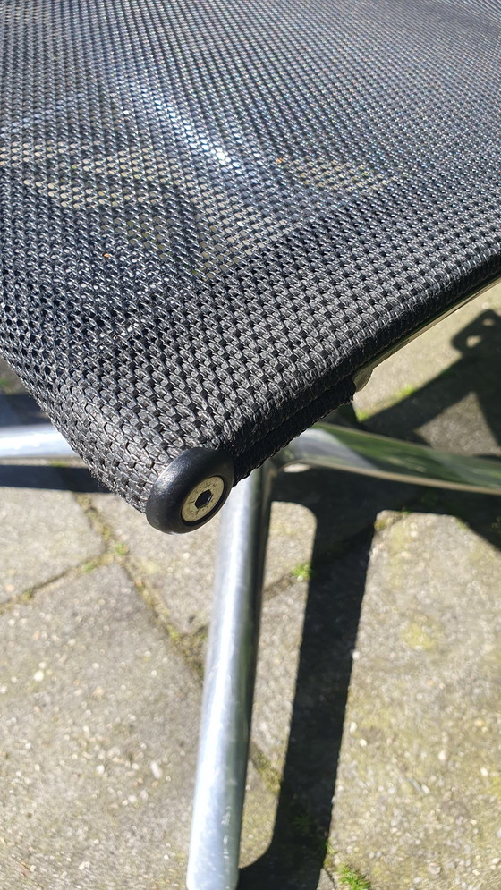 Image 1 of 6x UNA chaise de bureau design ICF mesh black netweave