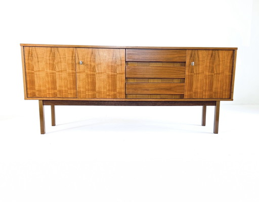 Walnut wood sideboard '60