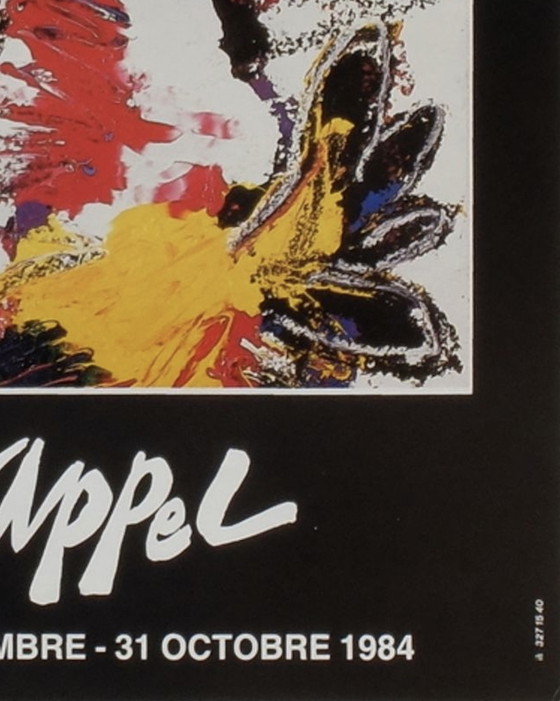 Image 1 of Karel Appel Expo 84 - Galerie Ariel poster offset vintage