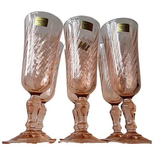 Image 1 of Luminarc Rosaline Champagne Glasses