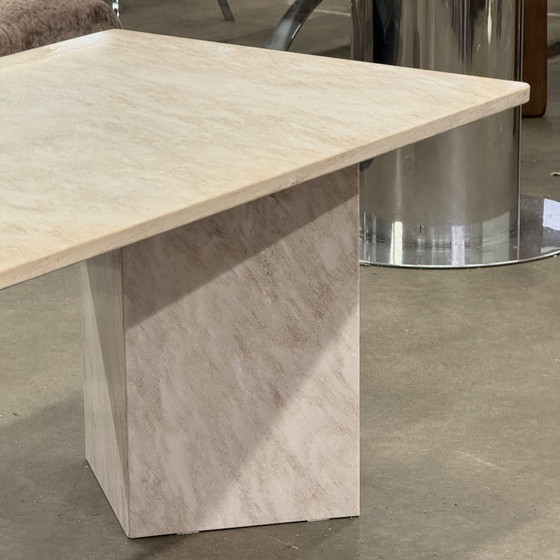 Image 1 of Italian Marble Palissandro Dining Table