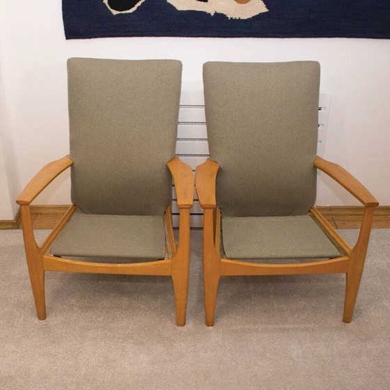 Image 1 of British model PK9881023 armchairs from Parker Knoll collection - 1960s