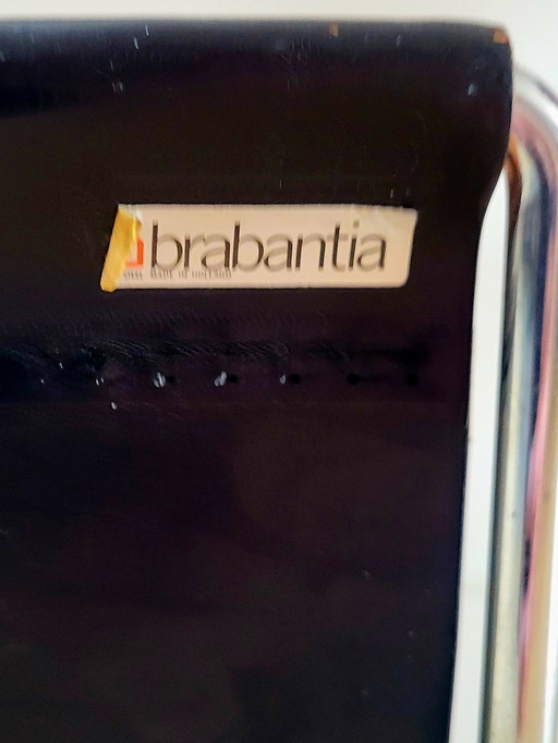 Porte-revues en cuir Brabantia, 1970, Pays-Bas