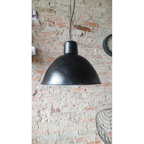 Image 1 of Vintage industrial suspension lamp "EHS2S", Germany 1950