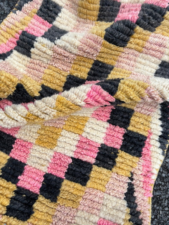 Image 1 of Runner Soft Pink Moroccan Berber Rug