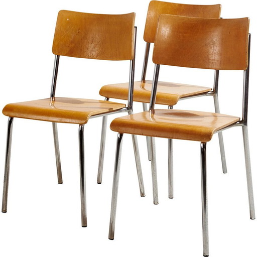 Vintage Horgen Glarus beech chair, 1960s