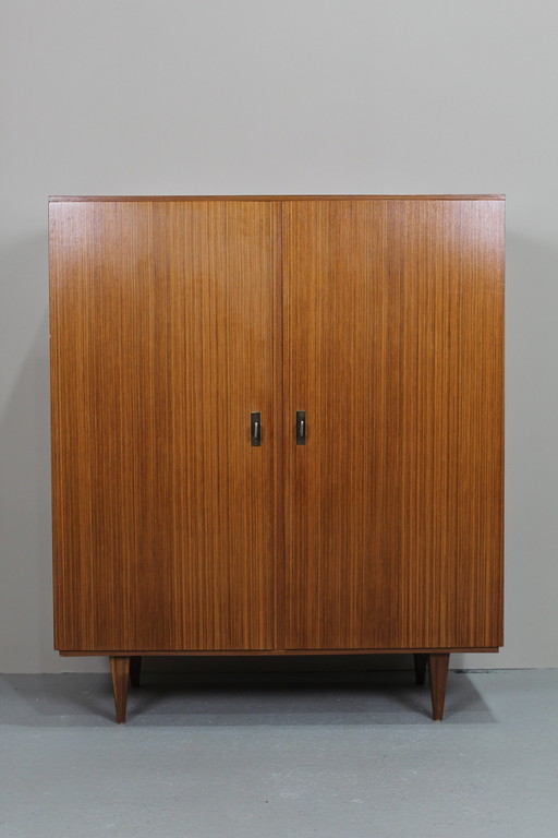 Vintage Medium-High Cabinet, File Cabinet, Highboard - Teak, 1960s