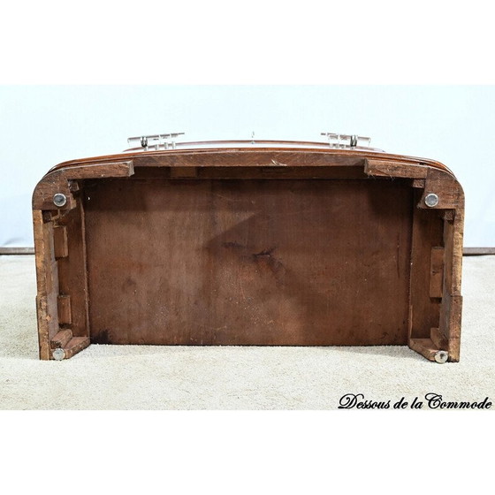 Image 1 of Vintage Art Deco chest of drawers in rosewood veneer, 1930