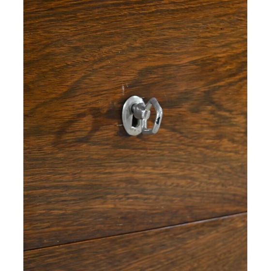 Image 1 of Vintage Art Deco chest of drawers in rosewood veneer, 1930