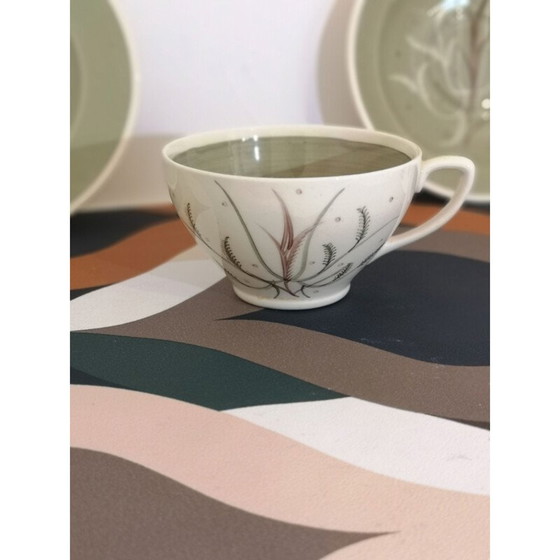 Image 1 of Tazza da tè vintage dipinta a mano da Susie Cooper, Inghilterra