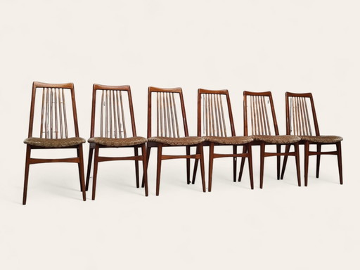 6X Mid - Century Chairs