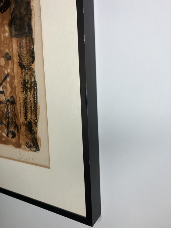 Image 1 of Paul Augustin Aïzpiri - Nature Morte À La Guitare (Color lithograph)