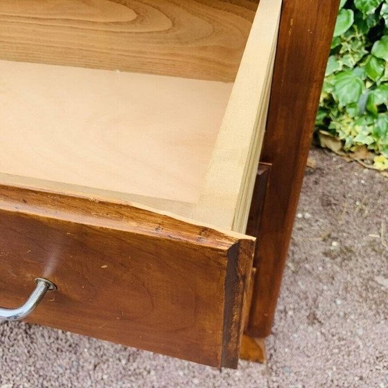 Image 1 of Vintage wooden chest of drawers with 3 drawers
