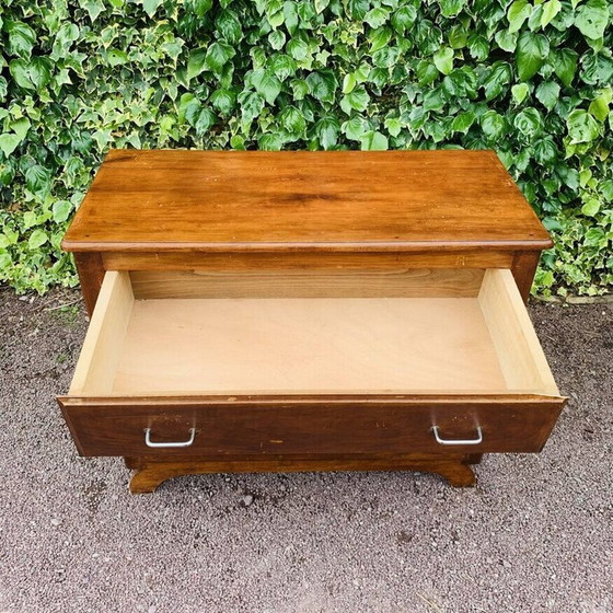 Image 1 of Vintage wooden chest of drawers with 3 drawers