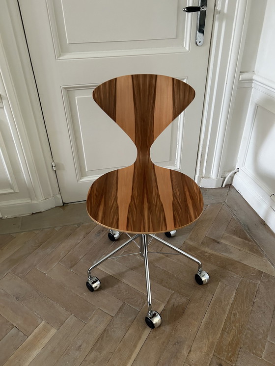 Image 1 of Cherner red gum swivel office chair