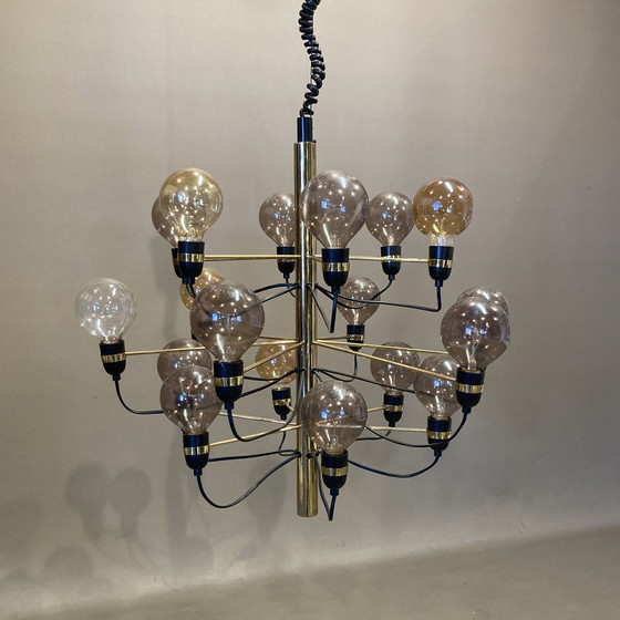 Image 1 of Large Metal Design Hanging Lamp.