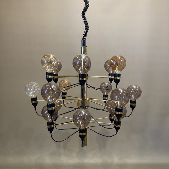 Image 1 of Large Metal Design Hanging Lamp.