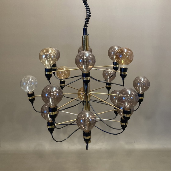 Image 1 of Large Metal Design Hanging Lamp.