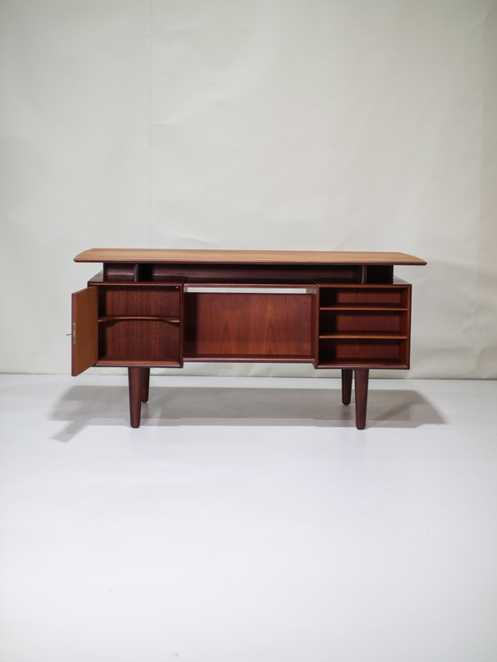 Image 1 of Freestanding desk Danish 1960s teakwood