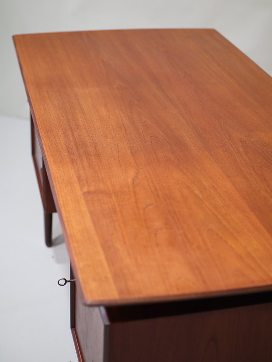 Image 1 of Freestanding desk Danish 1960s teakwood