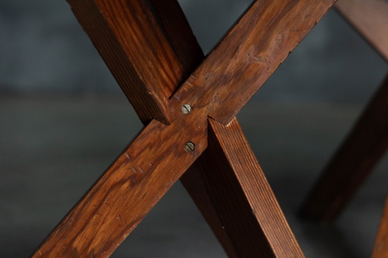 Image 1 of Side Table By Charlotte Perriand For Hôtel Les Trois Arcs, France, 1960S