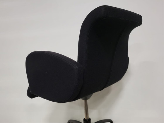 Image 1 of 3X Lensvelt Flag Meeting Chair, Black