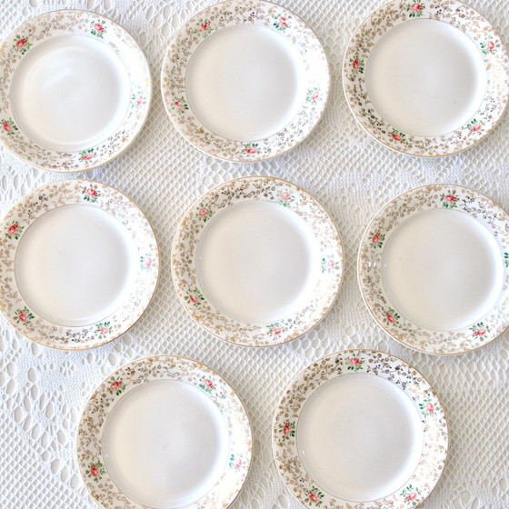 Image 1 of 8 Plates Villeroy & Boch "Flirty" Collection