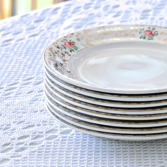 Image 1 of 8 Plates Villeroy & Boch "Flirty" Collection