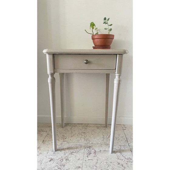 Image 1 of Vintage beige patina night stand