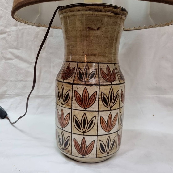 Image 1 of Ceramic Lamp By Jc Mallarmey, 1950