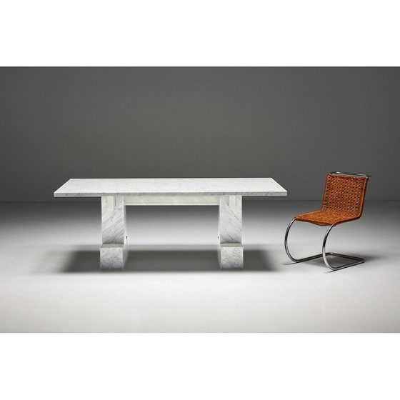 Image 1 of Vintage table in Carrara marble, Italy 1970