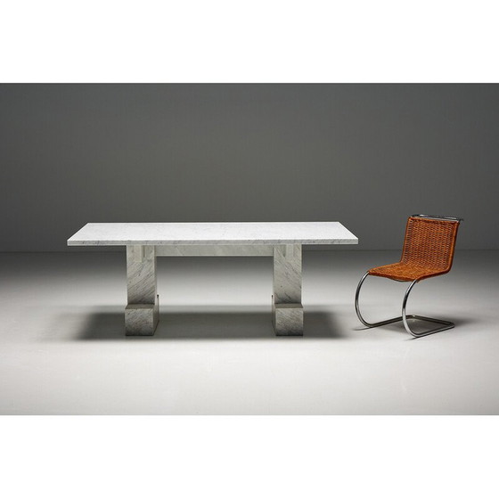 Image 1 of Vintage table in Carrara marble, Italy 1970