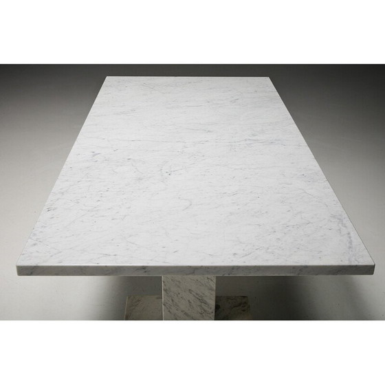 Image 1 of Vintage table in Carrara marble, Italy 1970