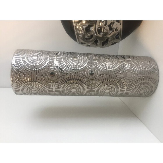 Image 1 of Set of 3 vintage glazed ceramic vases, Italy