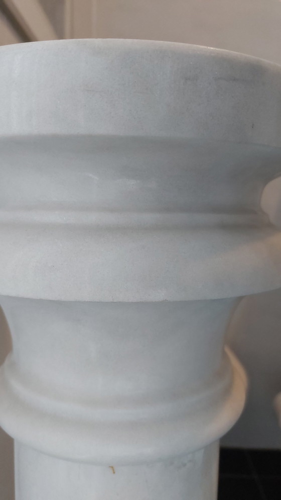 Image 1 of Antique solid marble column / pedestal . Early 20th Century Beautiful