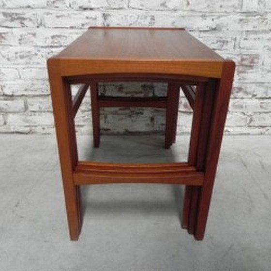 Image 1 of 3x Coffee Tables, Nesting Tables - 1960s