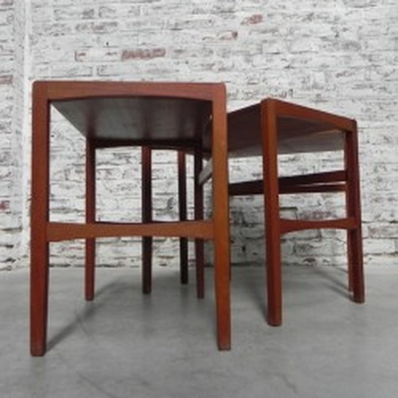 Image 1 of 3x Coffee Tables, Nesting Tables - 1960s