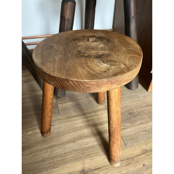 Image 1 of Set of 4 vintage wooden stools