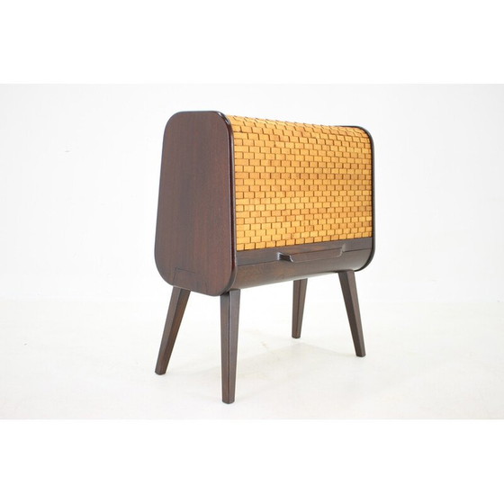 Image 1 of Vintage wooden bar cabinet, Czechoslovakia 1950