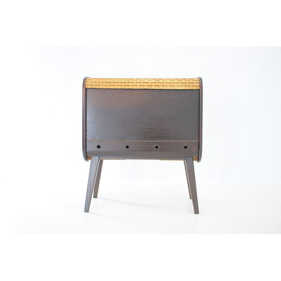 Image 1 of Vintage wooden bar cabinet, Czechoslovakia 1950