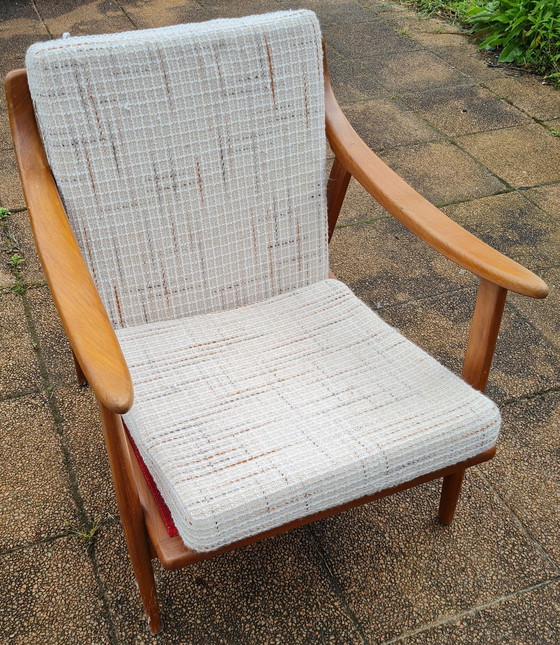 Image 1 of Fauteuil Scandinave En Teck, Années 1960