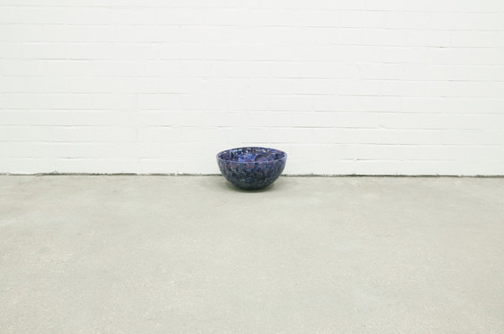 Image 1 of Large Purple Ceramic Bowl