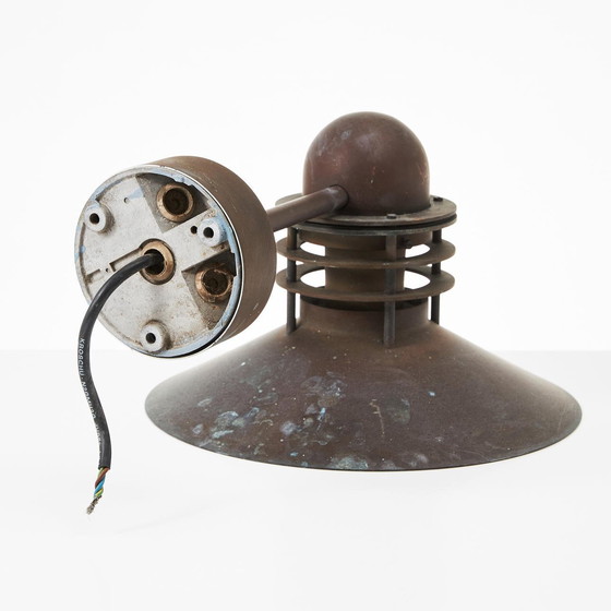 Image 1 of Pair Of Copper "Nyhavn" Outdoor Wall Lamp By Louis Poulsen