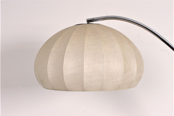 Image 1 of Hustadt arc lamp with marble base