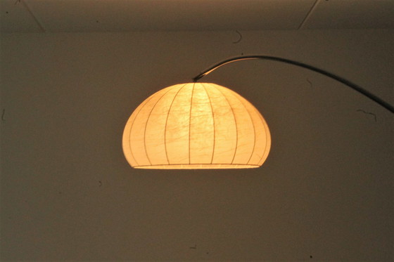 Image 1 of Hustadt arc lamp with marble base