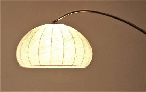 Image 1 of Hustadt arc lamp with marble base