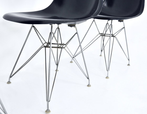 Image 1 of Dining Chairs DSR by Charles & Ray Eames for Herman Miller, 1970s, set of 4